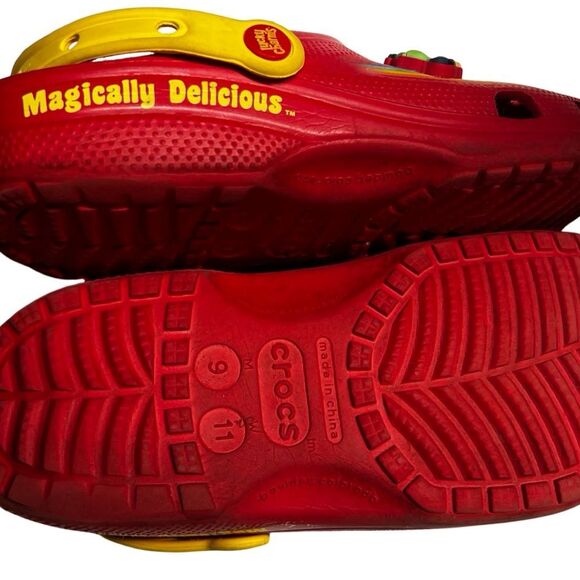 Crocs Classic Lucky Charms Limited Edition Red Slip On Clogs Men Size 9 main image 8